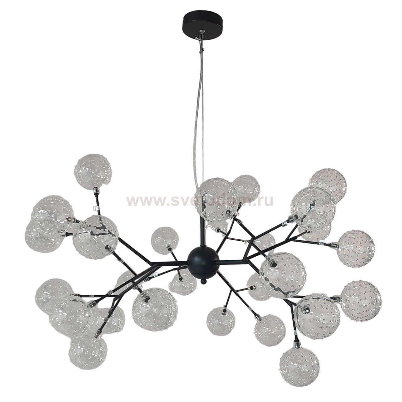 Люстра в стиле модерн 11114/27BK CL ЭкономСвет