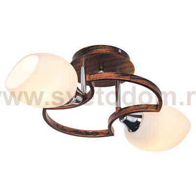 Светильник ЭкономСвет 11126/2CR+BR WT