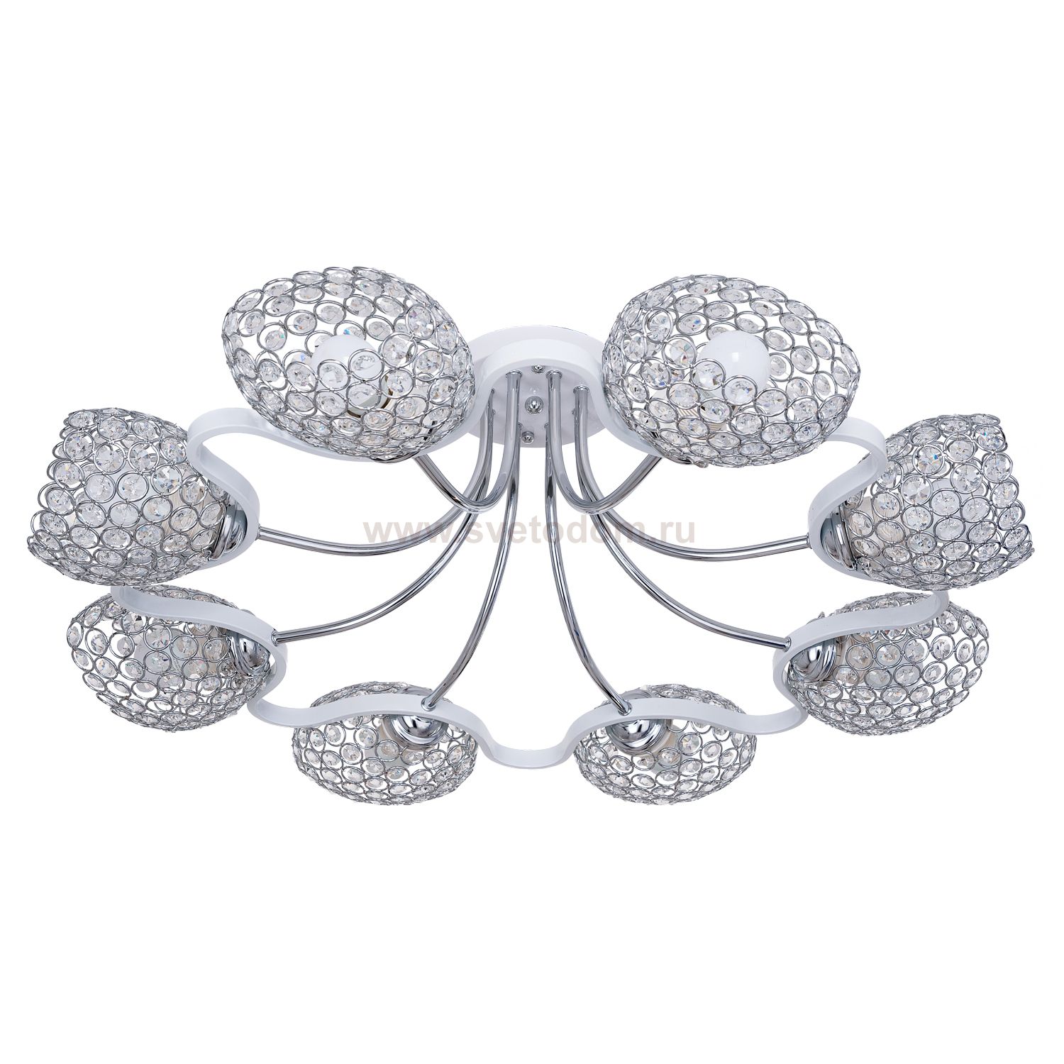 Потолочный светильник Экономсвет 11126/8CR+WT CR+CL