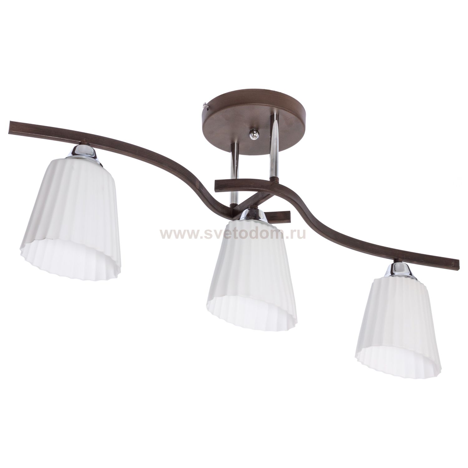 Потолочный светильник Экономсвет 11137/3CR BR WT