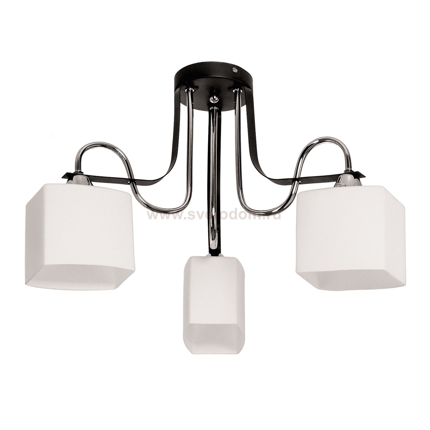 Светильник ЭкономСвет 11138/3CR+BR WT