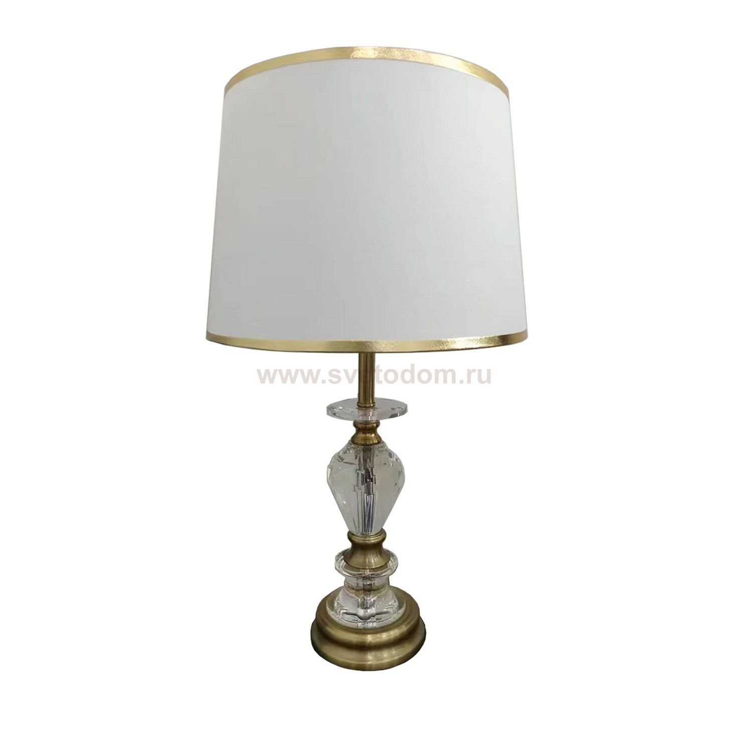 Настольная лампа 11167/1T COP+CL WT+GD Экономсвет