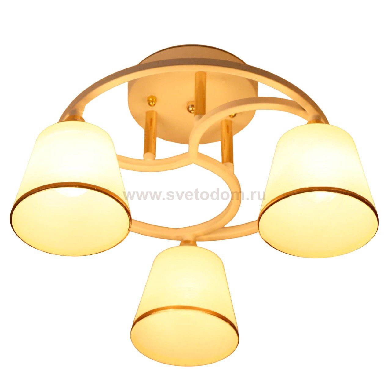 Люстра классическая 11171/3WT+GD WT+GD Экономсвет