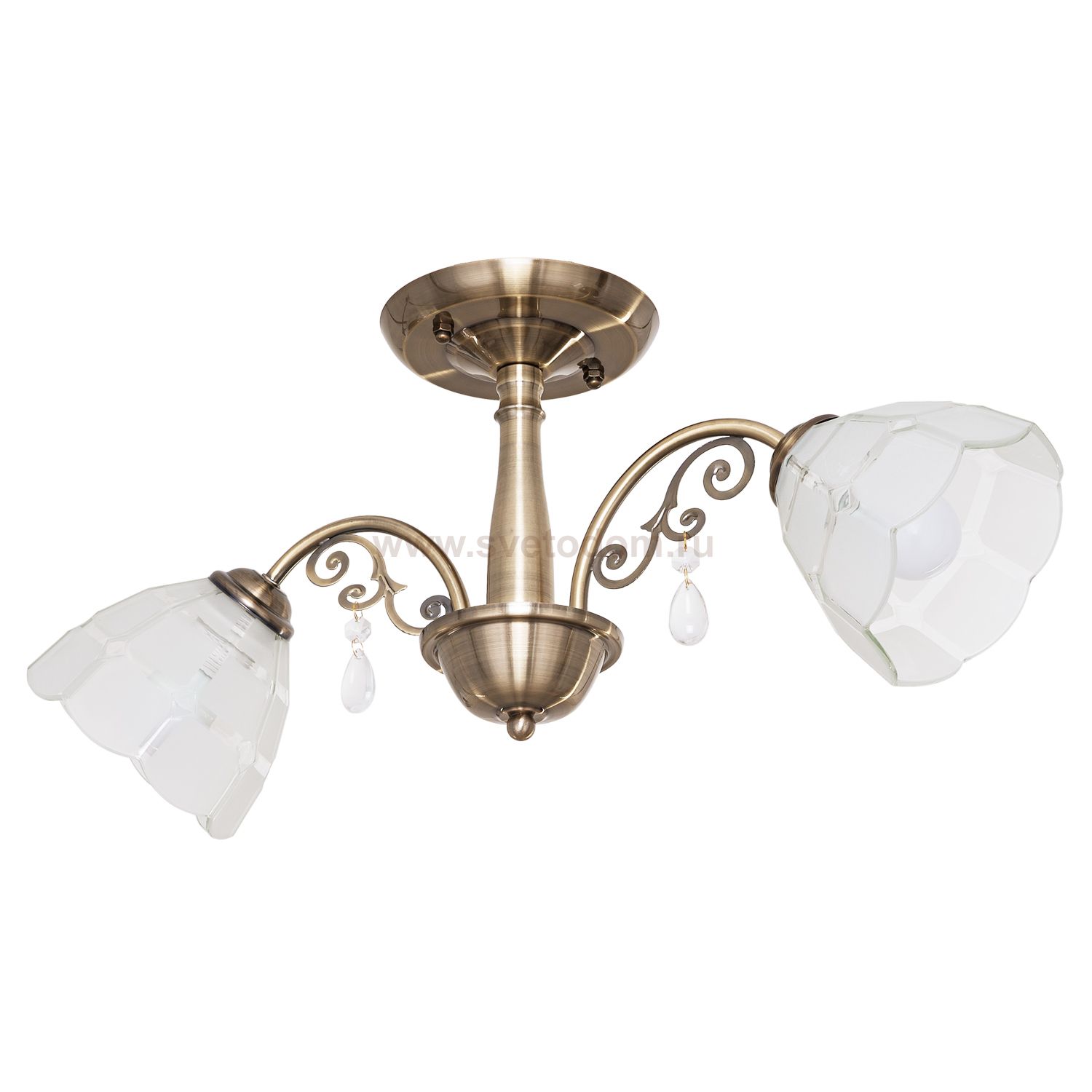 Светильник ЭкономСвет 111C/2AB WT