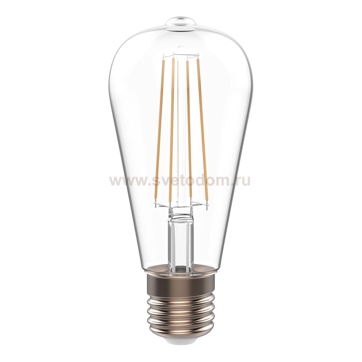 Лампа Gauss Basic Filament ST64 4,5W 470lm 2700К Е27 LED (1121215)