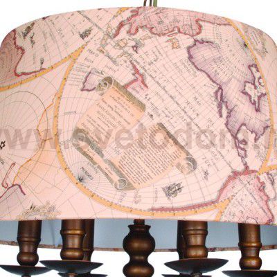 Люстра с картой Favourite 1122-6p Mappa