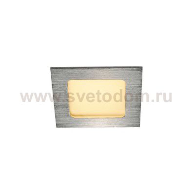 SLV 112726 FRAME BASIC, LED Set, Down- light, alu brushed, 6W, 3000K, inkl. Treiber