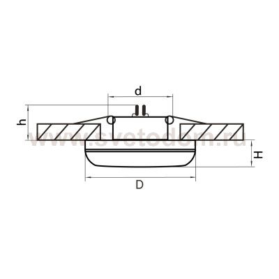 Светильник встраиваемый Lightstar 11274 Piano mini