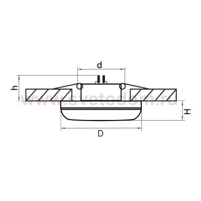 Светильник встраиваемый Lightstar 11278 Piano mini