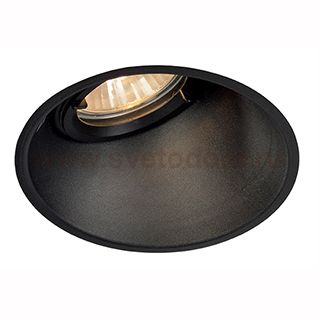 SLV 113150 HORN-A Einbauleuchte, mattschwarz, GU10, max. 50W