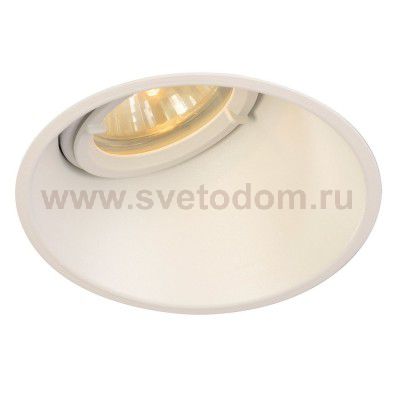 SLV 113151 HORN-A Einbauleuchte, mattweiss, GU10, max. 50W