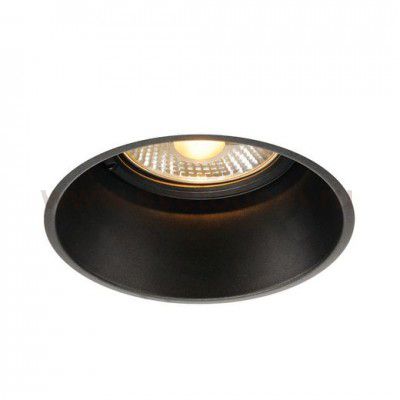 SLV 113170 HORN-T Einbauleuchte, QPAR111, mattschwarz, GU10, max. 50W