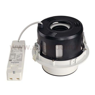 SLV 114171 SUPROS MOVE Deckeneinbau- leuchte, rund, wei?, 3000lm, 4000K, SLM LED, 60° Reflektor