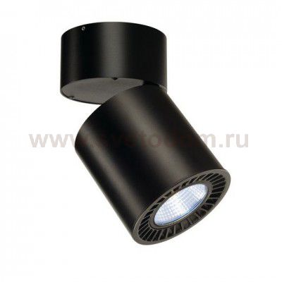 SLV 114180 SUPROS CL Deckenleuchte, rund, schwarz, 3000lm, 4000K, SLM LED, 60° Reflektor
