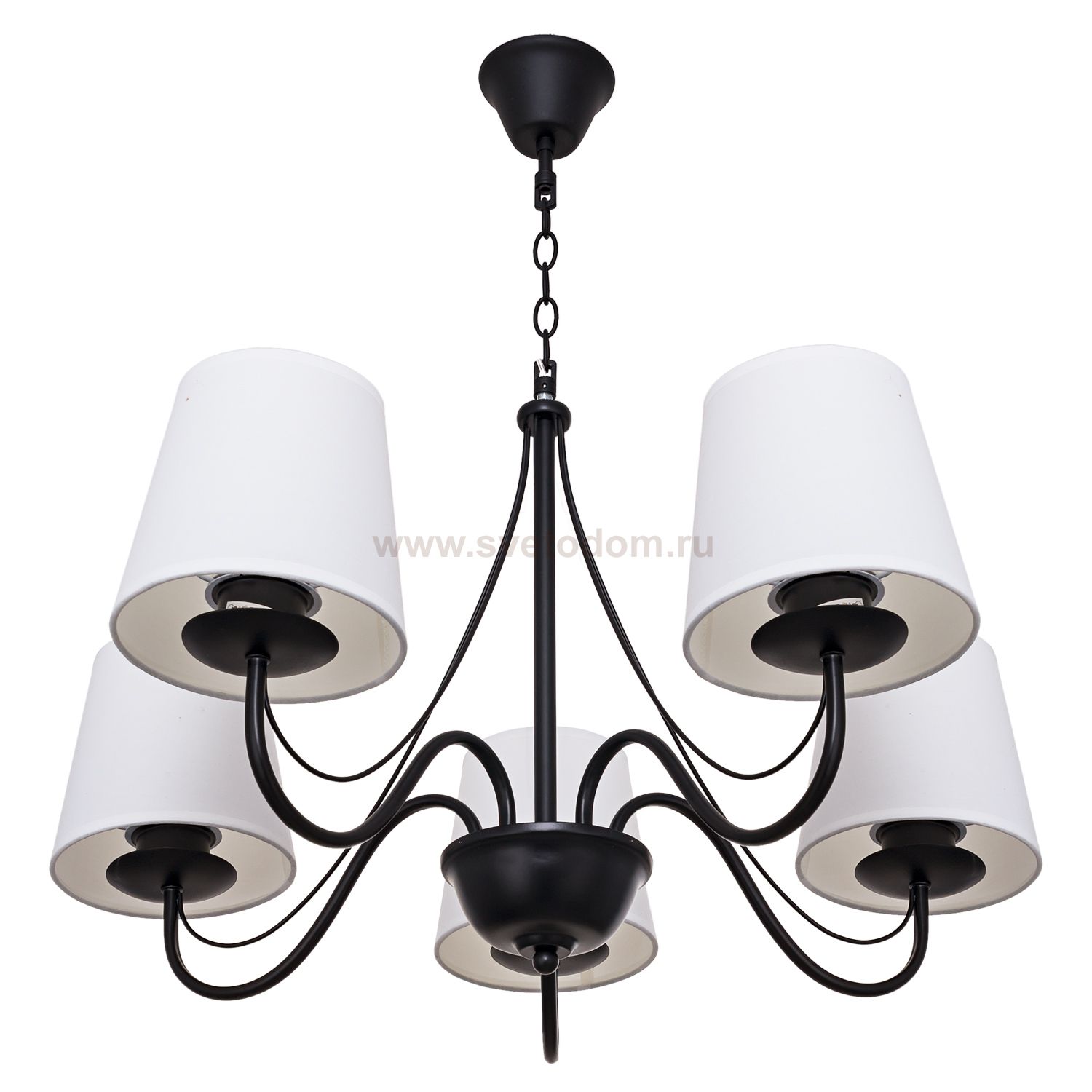 Светильник ЭкономСвет 11489/5BK WT