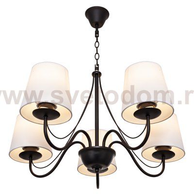 Светильник ЭкономСвет 11489/5BK WT