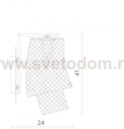 Светильник настенный Divinare 1152/03 AP-1 Miracolo