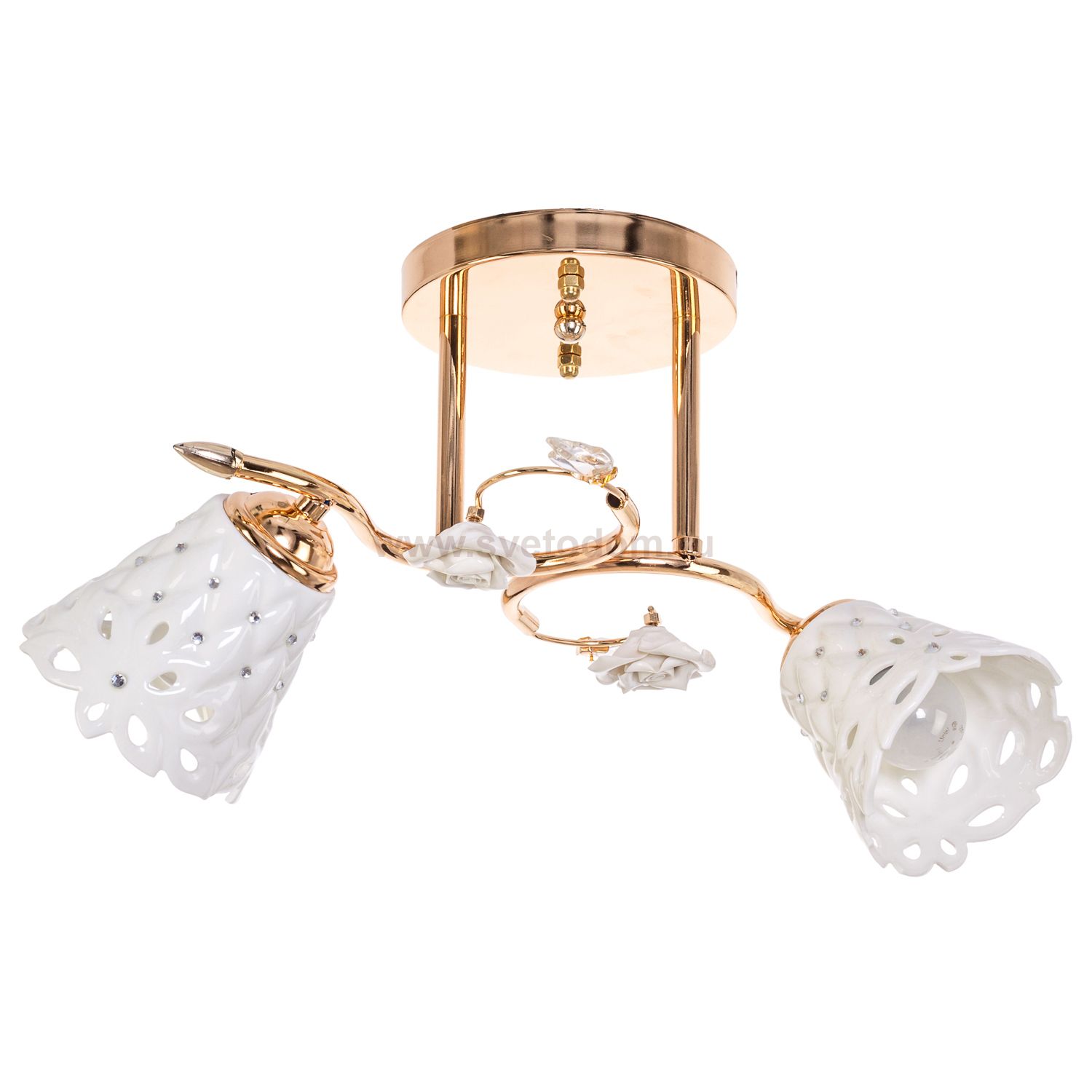 Люстра классическая Экономсвет 1152LM/2FGD WT