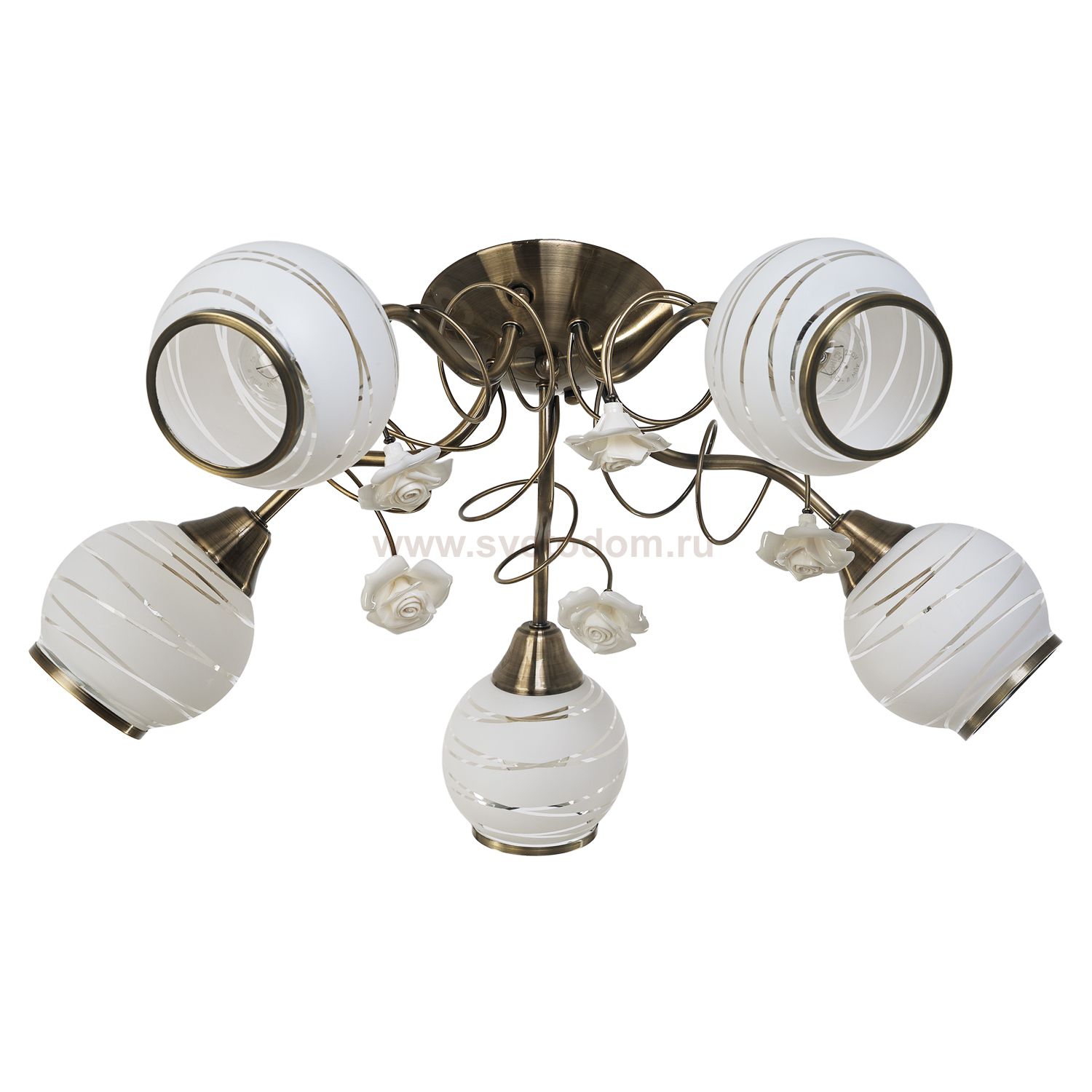 Люстра классическая Экономсвет 11538/5AB WT