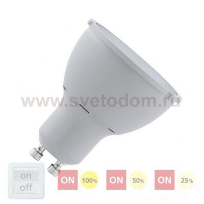 Лампа светодиодная 3 шага диммирования COB Eglo 11542