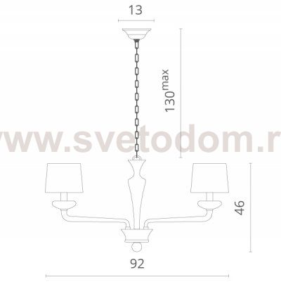 Светильник подвесной Divinare 1155/04 LM-8 VENETO
