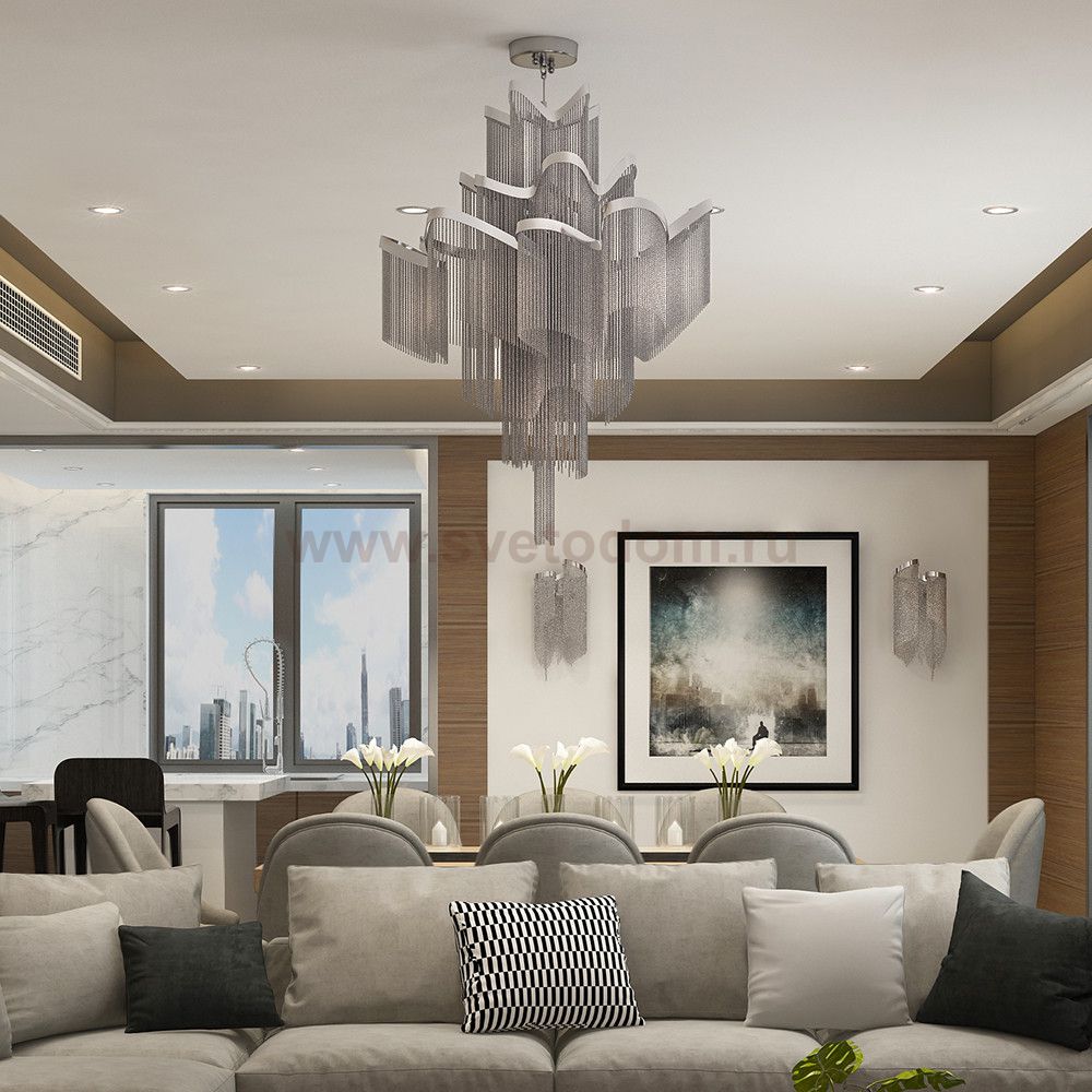 Люстра большая хрустальная Favourite 1156-8p