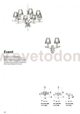 Светильник бра Ideal lux EVENT AP2 (115863)