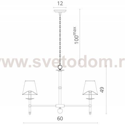 Светильник подвесной Divinare 1162/01 LM-5 Candela
