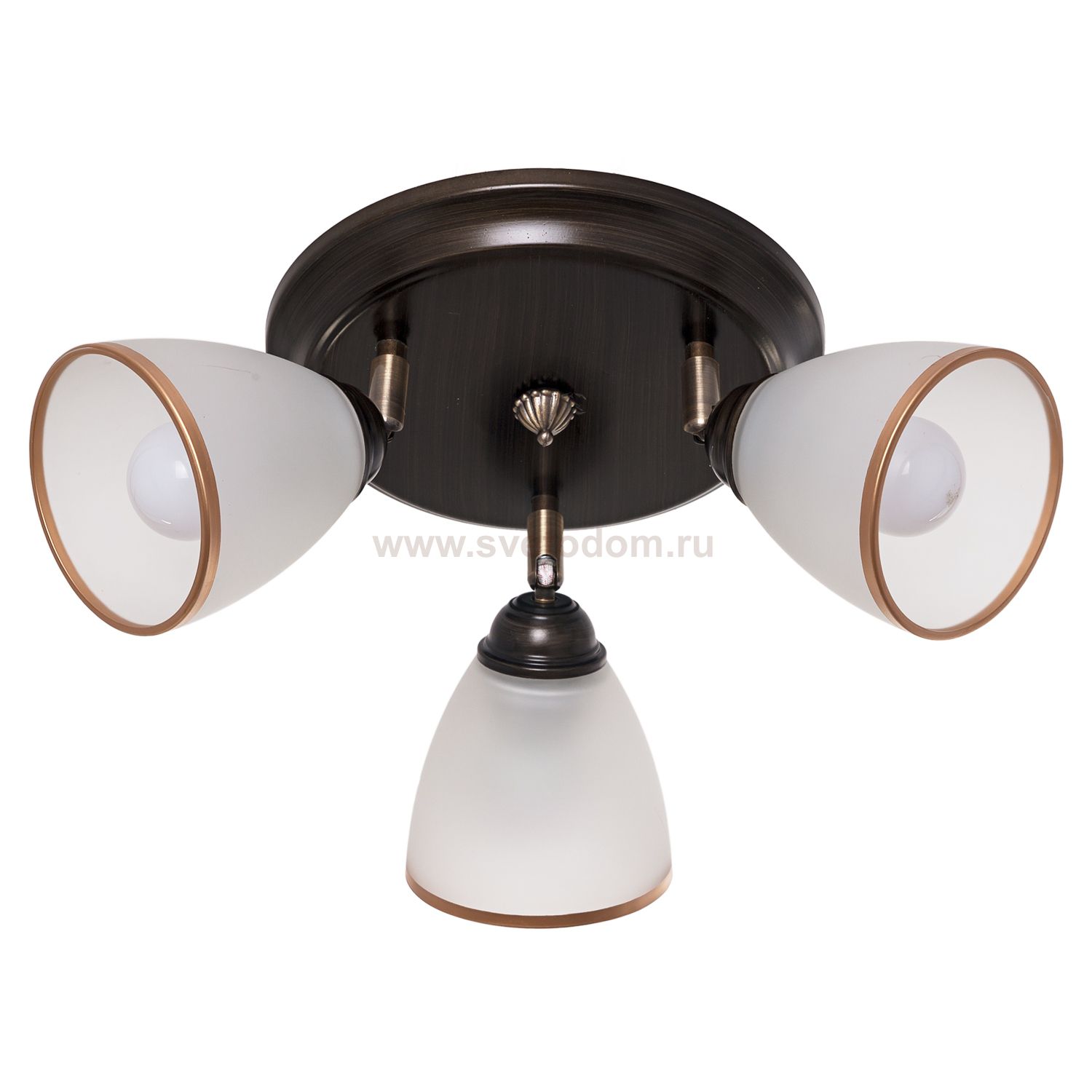 Спотовый светильник 11645/3WENGE WT ЭкономСвет