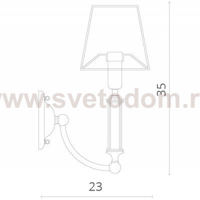 Светильник настенный Divinare 1167/01 AP-1 SORPRESA