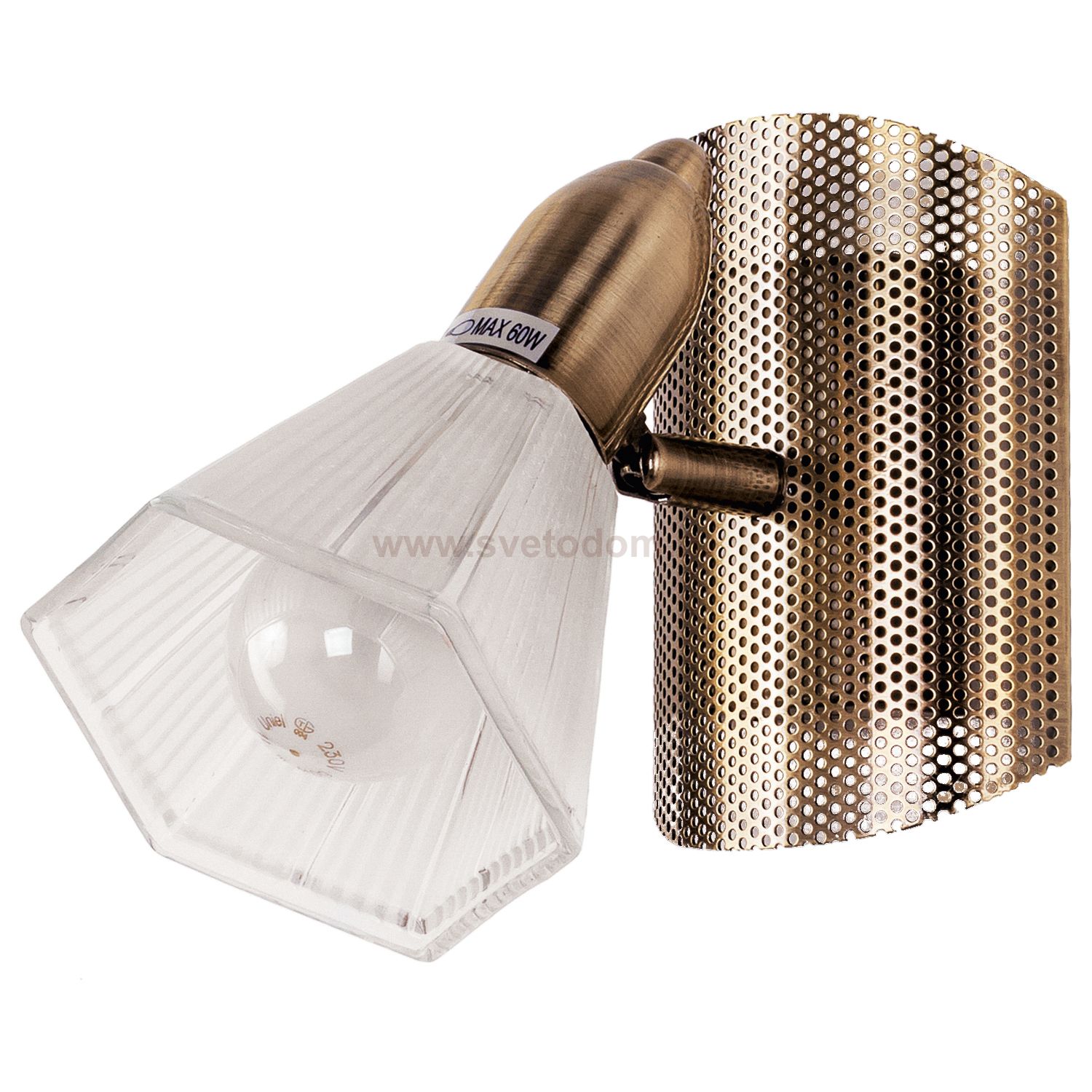 Спотовый светильник 11672/1C AB WT ЭкономСвет