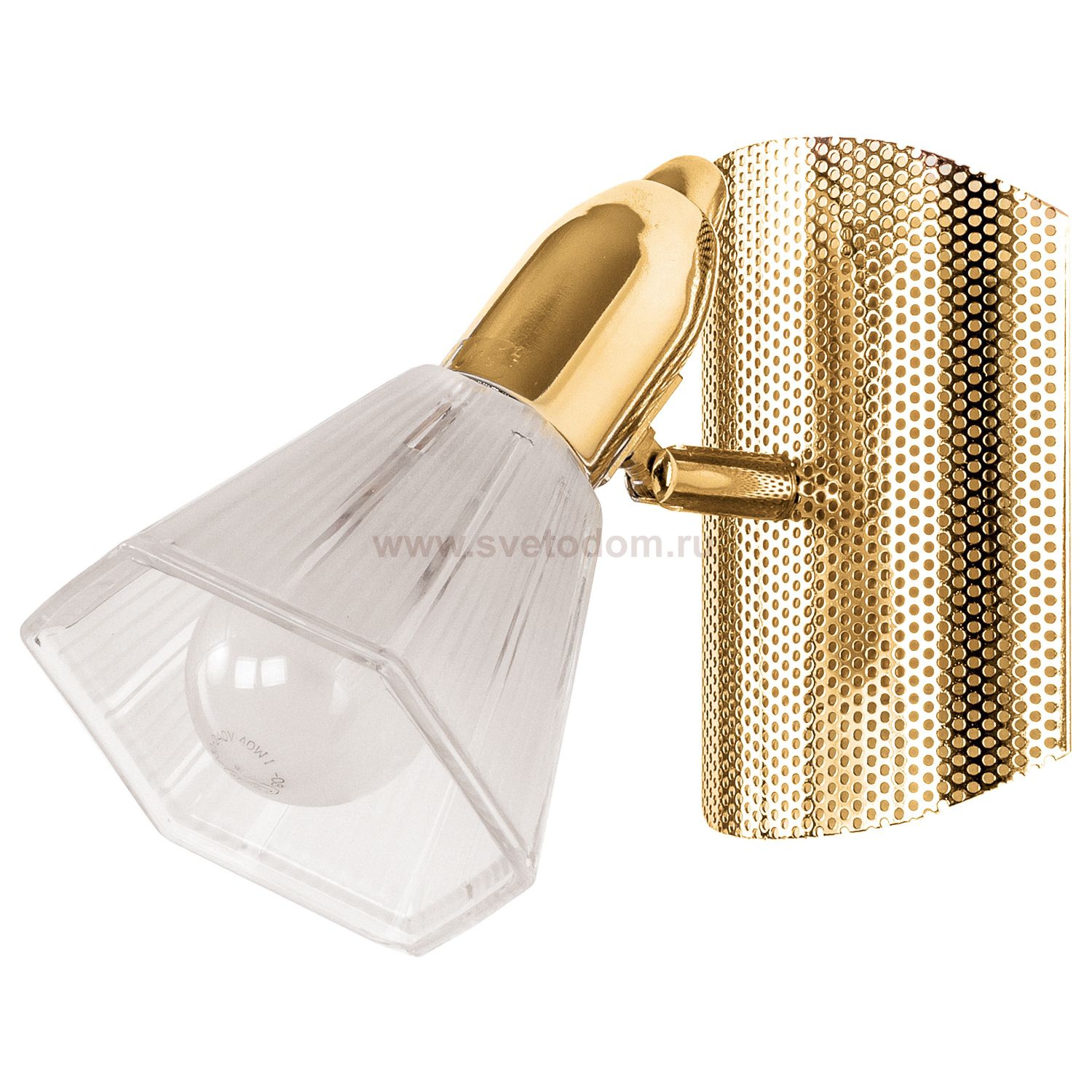 Спотовый светильник 11672/1C FG WT ЭкономСвет