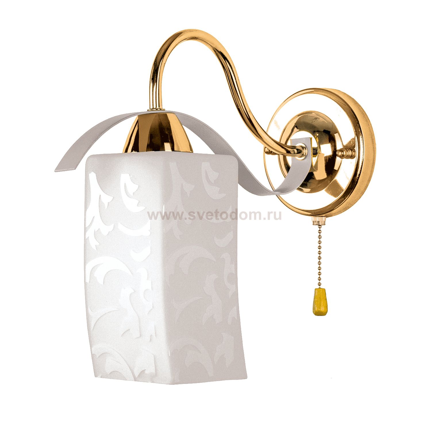 Светильник ЭкономСвет 11750/1wFGD+WHITE