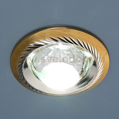 Светильник Elektrostandard 117A CX+50 SG-N сатин золото/никель 