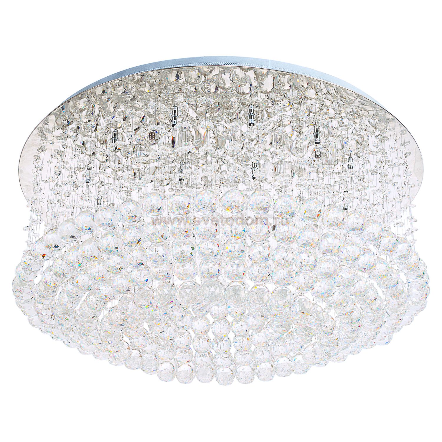 Люстра с хрусталем Экономсвет 11801/16CR WT