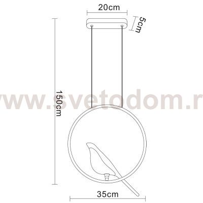 Светильник подвесной Divinare 1188/01 SP-9  SUMMER