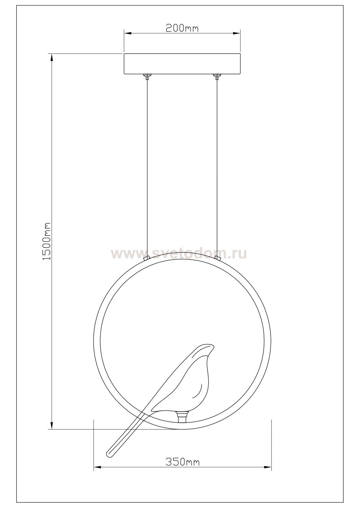 Светильник подвесной Divinare 1188/06 SP-6 SUMMER