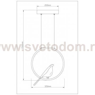 Светильник подвесной Divinare 1188/06 SP-6 SUMMER