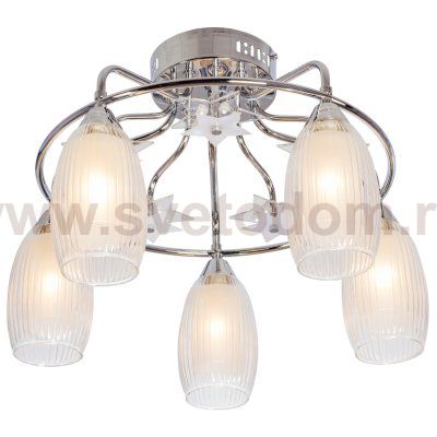 Светильник ЭкономСвет 11927A/5CR WT LED