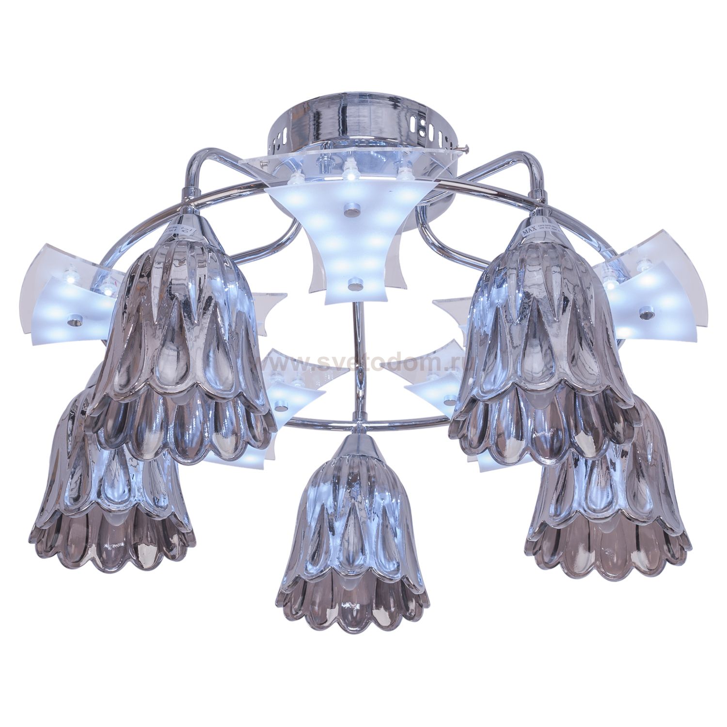 Потолочный светильник Экономсвет 11932N/5CR CR LED