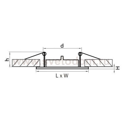 Светильник встраиваемый Lightstar 11938 Lega 16