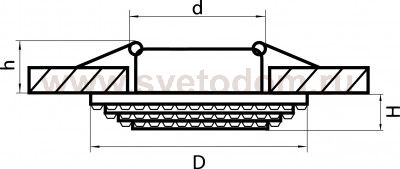 Светильник встраиваемый Lightstar 11982 Miriade