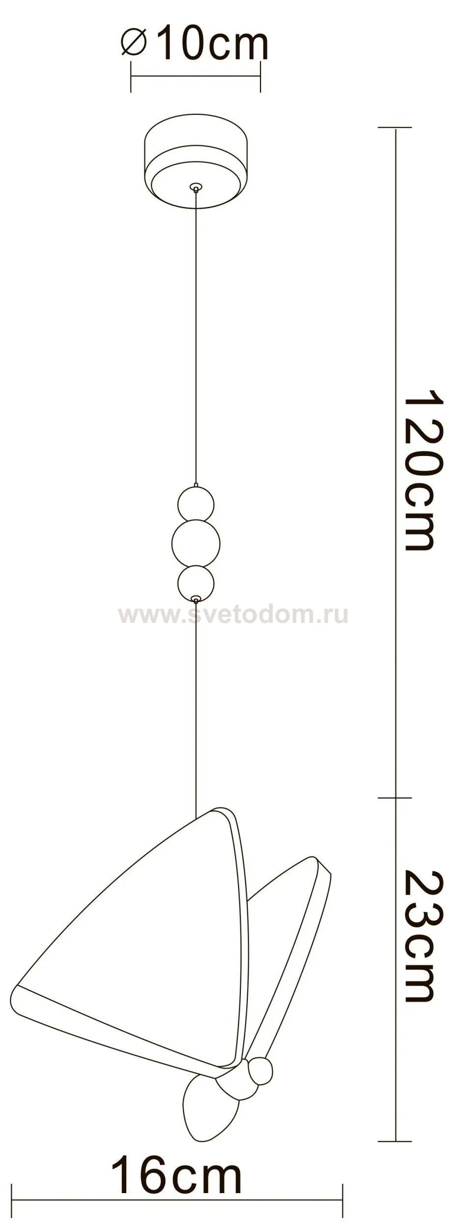 Светильник подвесной Divinare 1200/01 SP-6 LETIZIA
