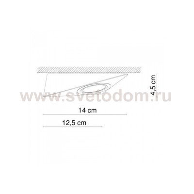 Светильник точечный Globo 1205-3led EINBAUSTRAHLER