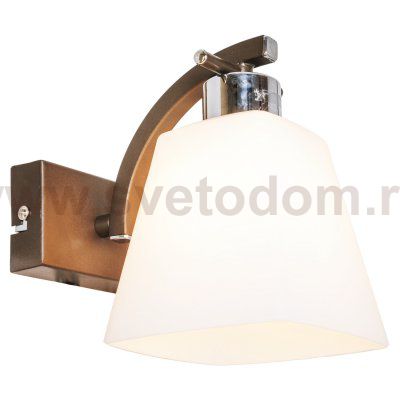 Настенный светильник Экономсвет 12092/1wCR+BK WT