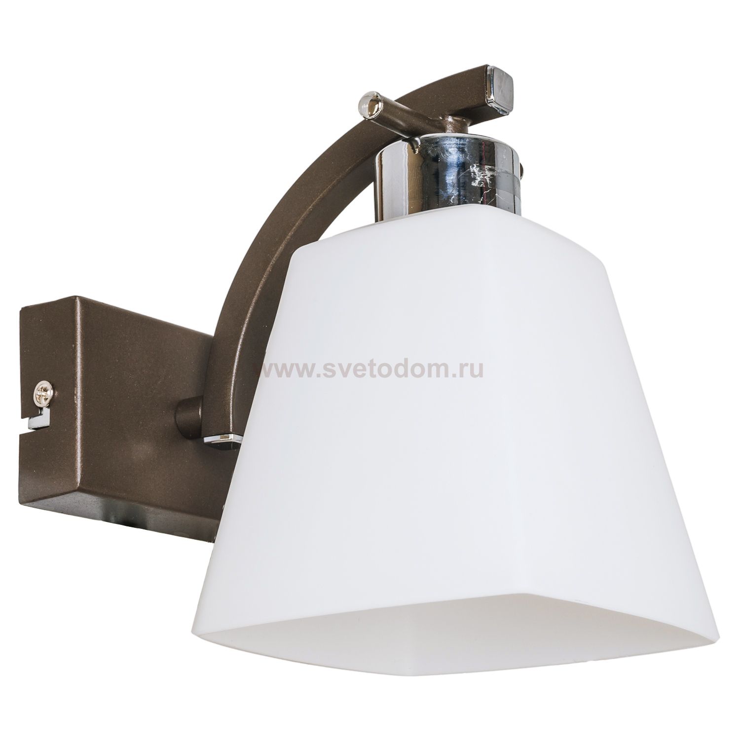 Настенный светильник Экономсвет 12092/1wCR+BK WT