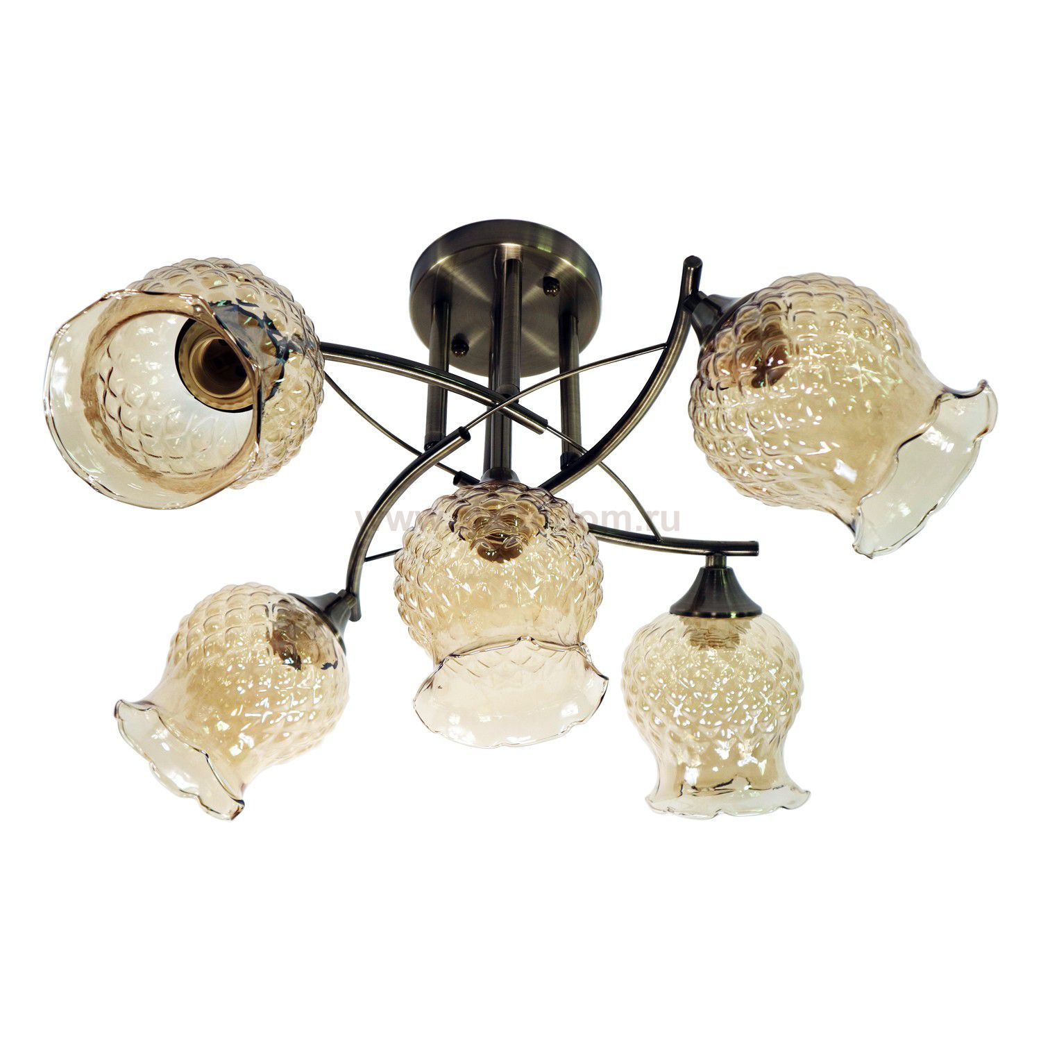 Люстра классическая 12096/5ZAB AMB Экономсвет