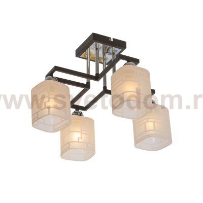 Светильник ЭкономСвет 12102/4B CR WENGE WT