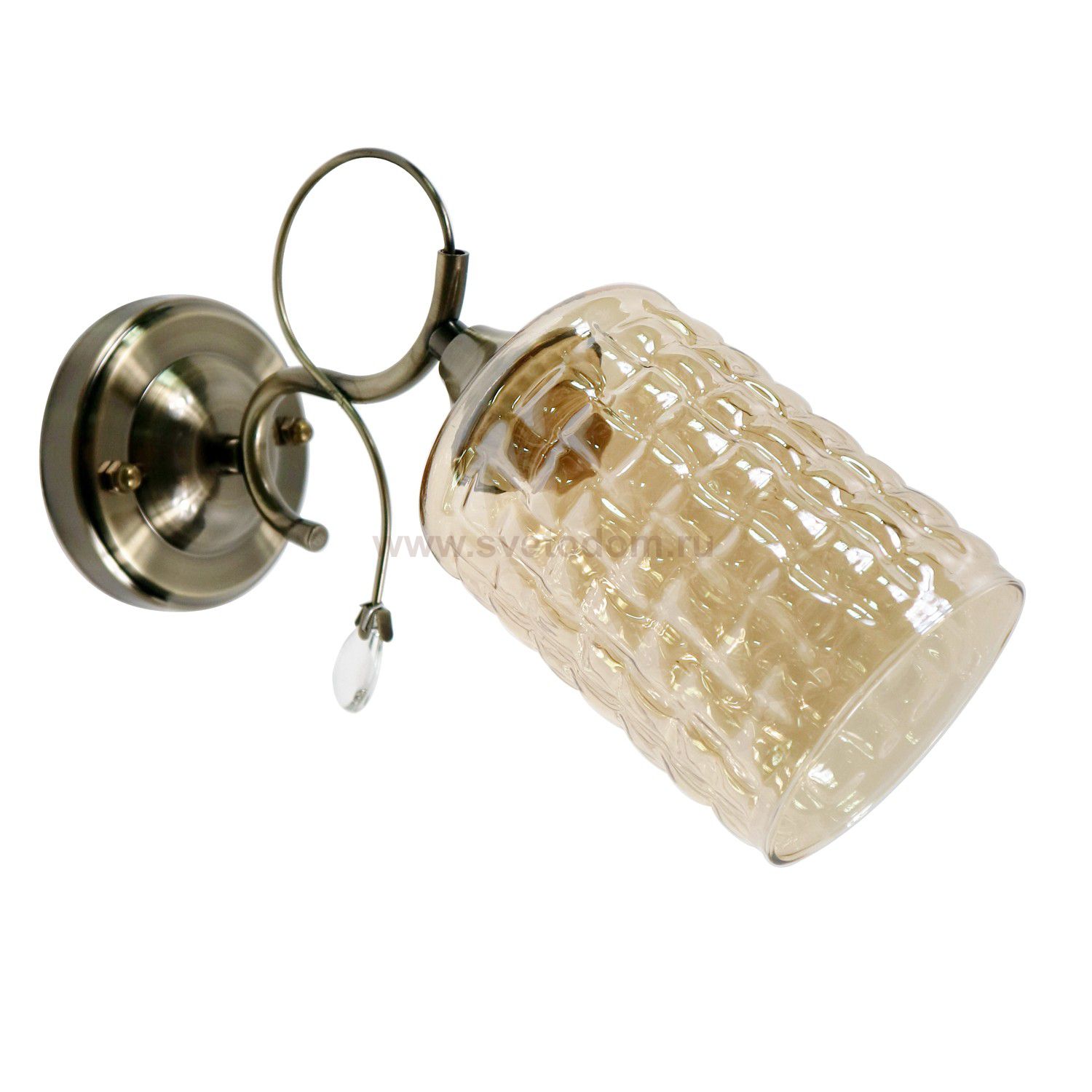 Светильник бра классическое Экономсвет 12111/1wZAB AMB