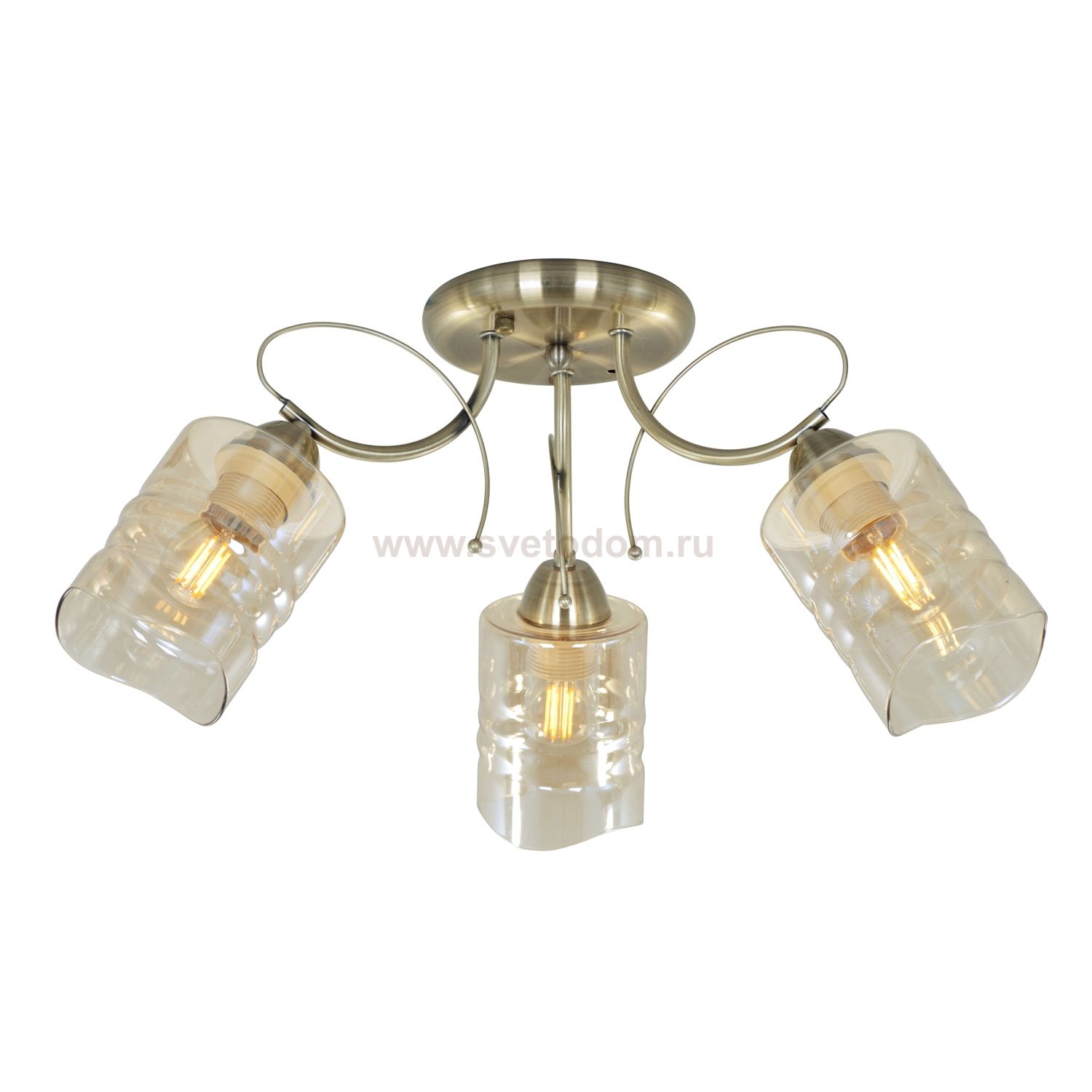 Люстра классическая Экономсвет 12128/3AB AMB